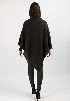 【美品】maison de soil　CASHMERE PLAIN PONCHO 美品】maison de soil CASHMERE PLAIN PONCHO